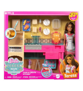 JCT06 Teresa ve Mutfağı Oyun Seti - Barbie and Teresa Recipe for Friendship