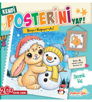 Kendi Posterini Yap! Boya Kopart As! Sevimli Kış