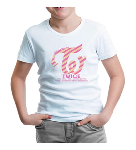 Twice - Logo Beyaz Çocuk Tshirt