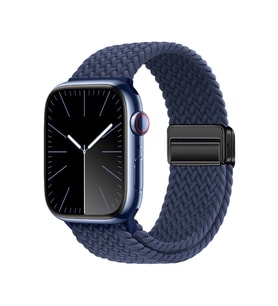 Apple Watch 10 42mm Uyumlu Zore KRD-134 Örgü Tasarımlı Hasır Kordon Strap Kayış