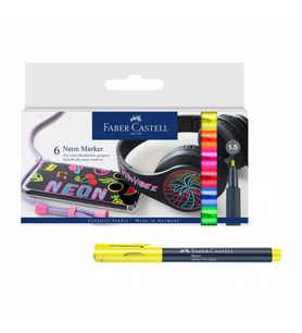 Faber-Castell Neon Markör Kalem Set 6'lı 160806
