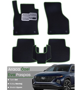 Hyundai Tucson (2020-2025) Uyumlu EVA Paspas Tam Set – Birebir Uyum,Araca Özel Tasarım,Kolay Montaj