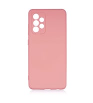 Samsung Galaxy A52 Kılıf Orj Lansman Serisi Pürüzsüz Esnek Kadife İç Kısım (Açık Pembe)