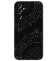 Galaxy A15 Kılıf HD Desen Baskılı Kılıf - Siyah Mandala