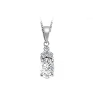Pırlanta ve Beyaz Topaz Serenity Kolye 0717P0065