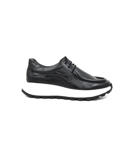 Luciano Bellini E11529 Erkek Casual Ayakkabı - SİYAH-BEYAZ