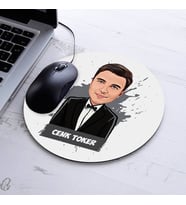 Kişiye Özel Smokinli Erkek Karikatürlü Mousepad