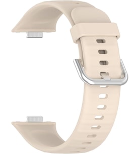 Huawei Watch Fit 5 için Kordon, Silicone Sport Band Bej [Watch Fit 5 ile Uyumlu Kordon - Bej]