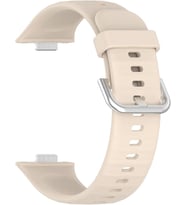 Huawei Watch Fit 5 için Kordon, Silicone Sport Band Bej [Watch Fit 5 ile Uyumlu Kordon - Bej]