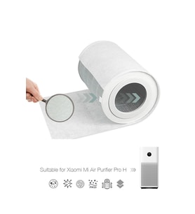 Purmed 10 Adet Xiaomi Air Purifier Pro H Uyumlu Toz Tutucu Ön Filtre