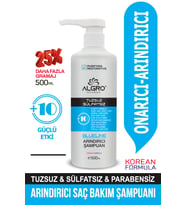 Blueline Tuzsuz Arındırıcı Saç Bakım Şampuanı Onarıcı Bitki Özlü Sülfatsız 500 ml.
