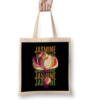 Jasmine Flowers Bez Çanta Uzun Saplı