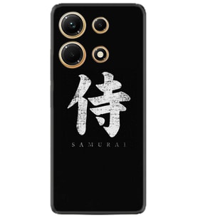 Infınix Note 30 Kılıf Resimli Desenli Baskılı Silikon Samurai 1340