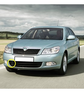 Skoda Octavia 2009-2012 Ön Tampon Alt Izgara Sağ Parça 1Z0853666C