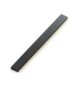 4 Adet 1x40 Pin Dişi Header Tek Sıra 2.54mm 180 Derece Kesilebilir Bölünebilir