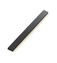 4 Adet 1x40 Pin Dişi Header Tek Sıra 2.54mm 180 Derece Kesilebilir Bölünebilir