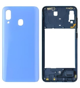 Samsung Galaxy A40 - SM-A405F FULL Kasa Arka Kapak Takım MAVİ