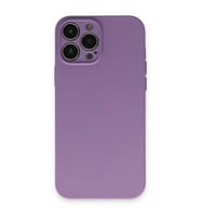 iPhone 13 Pro Kılıf Nano İçi Kadife Silikon - Koyu Lila