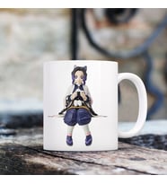 Anime Demon Slayer Shinobu Kocho Choko-Burun Tasarımlı Kupa Bardak