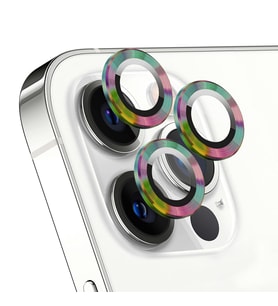 Microsonic Apple iPhone 12 Pro Max Tekli Kamera Lens Koruma Camı Renkli (Çok Renkli)
