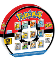 Funko Bitty Pop! Pokemon - 12'Li Paket - Pikachu, Eveee, Charmander, Squirtle Ve Diğer 7/8" Mini Kol (Krem)