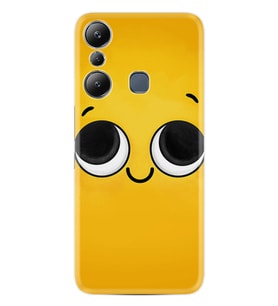 Infınix Hot 20i Kılıf Resimli Desenli Silikon Platinium Series Yellow 1831