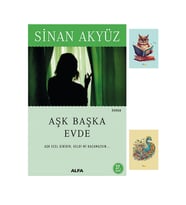 Aşk Başka Evde - Sinan Akyüz - Alfa Yayıncılık - 9786051710099 - Not Defterli Seti (Renksiz)