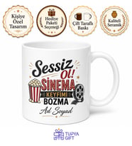 Filmi İzlerken Konuşanlara Sessiz Ol Sinema Keyfimi Bozma Kupası Hediye