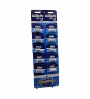 GİLLETTE BLUE3 JİLET KARTELALI 10 PARÇA (5343)