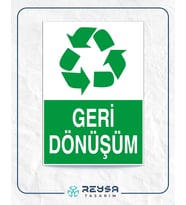 Geri Dönüşüm 21x28 Arkası Yapışkanlı Levha