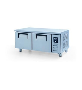 Iceinox Tezgah Tip Gn Buzdolabı 2 Kapılı  Kısa Model (Gri)