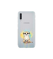 Samsung Galaxy A30S ile Uyumlu Splash Mirket Tasarımlı Şeffaf Silikon Kılıf