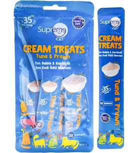 Ton Balıklı & Karidesli Sıvı Kedi Ödül Maması 4 x 14 gr