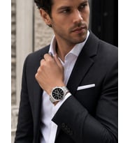 Daniel Klein Damat Ve Takım Elbiseye Özel 2 Yıl Garantili Çelik Kordon Erkek Kol Saati VS.BLKT.1020