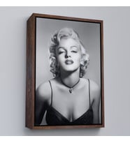 Çerçeveli Marilyn Monroe Tablosu (Siyah)