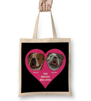 Matilda And Winston The British Bulldog Bez Çanta Uzun Saplı