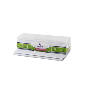 Mapi Profil Sırtlık Plastik Geniş Üçgen 90-120 Sayfa 12 MM Beyaz (100 Lü Paket)