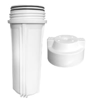 İhlas Su Arıtma Cihazları Için 10" 1/4 Girişli Mat Housing, Filtre Kabı (Beyaz)