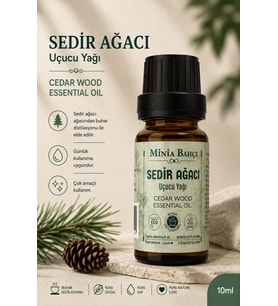 Sedir Ağacı Uçucu Yağı – 10 ml Saf ve Katkısız Bitkisel Uçucu Yağ