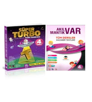 4. Sınıf Süper Turbo Yeni Nesil Soru Bankası Ve Akıl Var Mantık Var Tüm Dersler Kazanım Testleri