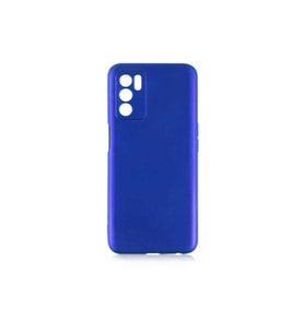 Oppo A16 Uyumlu Kılıf Zore Premier Silikon Kapak (SAKS MAVI)