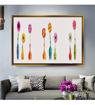 Altın Çerçeveli dekoratif tablo a1065 (Gold)