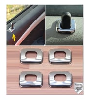 Dacia Logan MCV Krom İç Kilit Buton Çerçeve 4 Parça 2005-2013 Paslanmaz Çelik