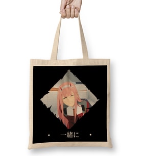 Zero Two From Darling In The Franxx Arigatou Bez Çanta Uzun Saplı