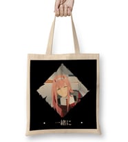 Zero Two From Darling In The Franxx Arigatou Bez Çanta Uzun Saplı