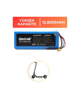 Onvo Ov11 Batarya (YÜKSEK KAPASİTE) 48v 12.800mah Pil Elektrikli Scooter Bataryası Değişimi
