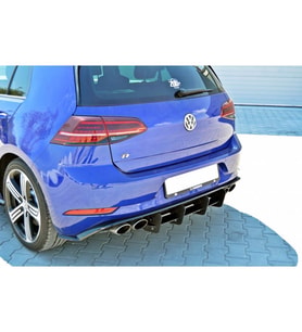 Volkswagen Golf 7.5 R Arka Tampon Splitteri Parlak Siyah