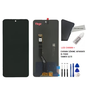 Tkgz - Omix X600 Uyumlu Lcd Ekran Dokunmatik Servis Lcd + B-7000 + SET