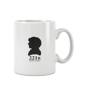 Sherlock 221B Baker Street Baskılı Kupa Bardak