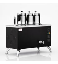 Anka Pro Elektrikli Full Otomatik Çay Kazanı 3 Demlikli 30 Litre Siyah